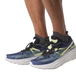 Salomon Men's Aero Glide Running Shoe- Blue Ashes/Dark Sapphire/Sunny Lime- Regular (D) -Outlet EasyRoam Footwear Store L47049200 7481c5f43c36e4a91ce83cf343a3c47e 4fdcdebe 1770 4cf6 b225 1490f2d8d436