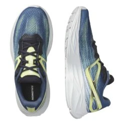 Salomon Men's Aero Blaze Running Shoe- Blue Ashes/Sunny Lime/Dark Sapphire- Regular (D) -Outlet EasyRoam Footwear Store L47049200 dafc6c9e86cf31665164e4ac8c3cde01