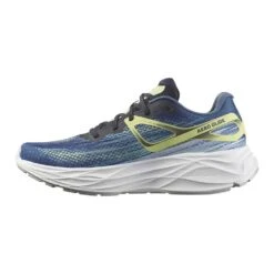 Salomon Men's Aero Glide Running Shoe- Blue Ashes/Dark Sapphire/Sunny Lime- Regular (D) -Outlet EasyRoam Footwear Store L47049200 e608f10ff40abd98ac04d0abc7269171