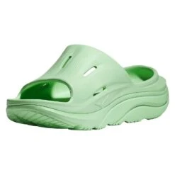 Hoka Unisex Ora Recovery Slide 3 - Lime Glow/Lime Glow - Regular (D) -Outlet EasyRoam Footwear Store LIGLLIGL D4