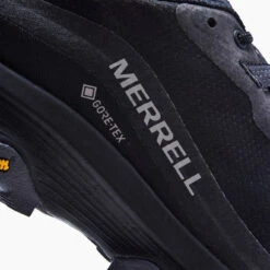 Merrell Men's Moab Speed GoreTEX Hiking Shoe - Black/Asphalt - Regular (D) -Outlet EasyRoam Footwear Store MRLM J067083 021621 S21 007