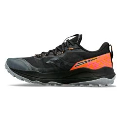 Saucony Men's Xodus Ultra 2 Trail Running Shoe - Black/ViZiOrange - Regular (D) -Outlet EasyRoam Footwear Store S10843 05 2
