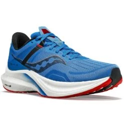 Saucony Men's Tempus Running Shoe- Hydro/Poppy - Regular (D) -Outlet EasyRoam Footwear Store S20720 18 5