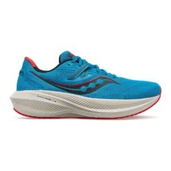 Outlet EasyRoam Footwear Store 9 Saucony Men's Triumph 20 Running Shoe- Ocean/Redrock- Regular (D)