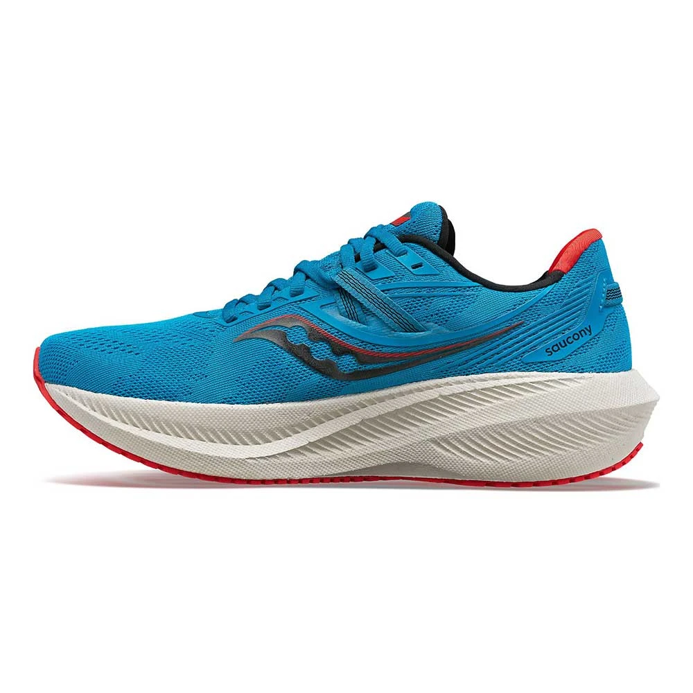 Saucony Men's Triumph 20 Running Shoe- Ocean/Redrock- Regular (D) 3 Saucony Men's Triumph 20 Running Shoe- Ocean/Redrock- Regular (D) - Image 3