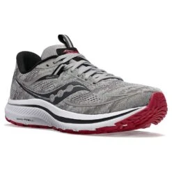 Saucony Men's Omni 21 Running Shoe- Alloy/Garnet- Regular (D) 5 Saucony Men's Omni 21 Running Shoe- Alloy/Garnet- Regular (D) -Outlet EasyRoam Footwear Store S20762 20 5