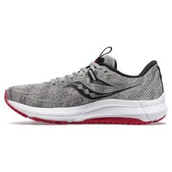 Saucony Men's Omni 21 Running Shoe - Alloy/Garnet- Wide (2E) 7 Saucony Men's Omni 21 Running Shoe - Alloy/Garnet- Wide (2E) -Outlet EasyRoam Footwear Store S20763 20 2