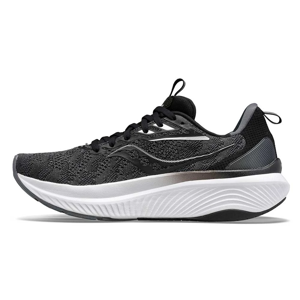 Saucony Men's Echelon 9 Running Shoe- Black/White- Regular (D) 2 Saucony Men's Echelon 9 Running Shoe- Black/White- Regular (D) - Image 2