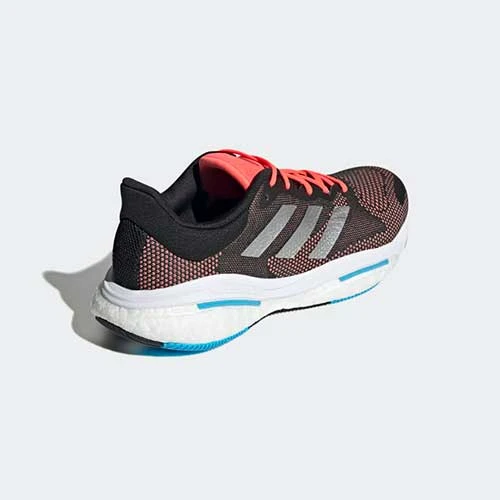 Men's Adidas Solar Glide 5 Running Shoe - Carbon/Silver Met/Turbo - Regular (D) 3 Men's Adidas Solar Glide 5 Running Shoe - Carbon/Silver Met/Turbo - Regular (D) - Image 3