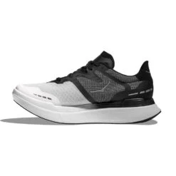 Hoka Unisex Transport X Running Shoe - Black/White- Regular (D) -Outlet EasyRoam Footwear Store hoka transport x 7