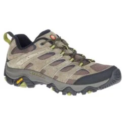 Outlet EasyRoam Footwear Store 32 Merrell Men's Moab 3 Hiking Shoe- Walnut/Moss- Wide (2E)