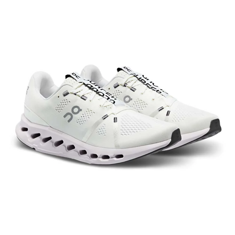 On Running Men's Cloudsurfer Running Shoe - White/Frost 2 On Running Men's Cloudsurfer Running Shoe - White/Frost - Image 2